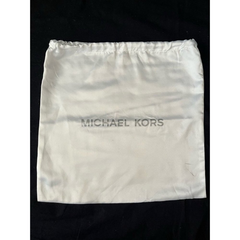 Michael Kors Dust Bag Storage Cover Drawstring White 13.4" x 12.4"